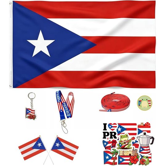 Puerto Rico Flag Bundle Set