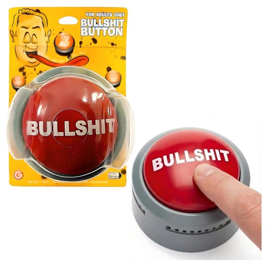 The Bullshit Button — Talking Gag Gift