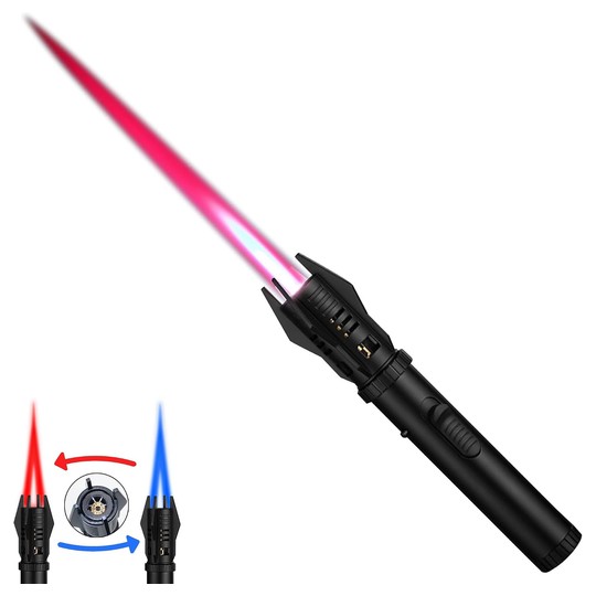 Lightsaber Torch Lighter — Red & Blue Flame